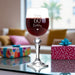 Personalised Happy 60th Birthday Crystal-Cut Wine Glass - Gifts - Bumbletree - Bumbletree