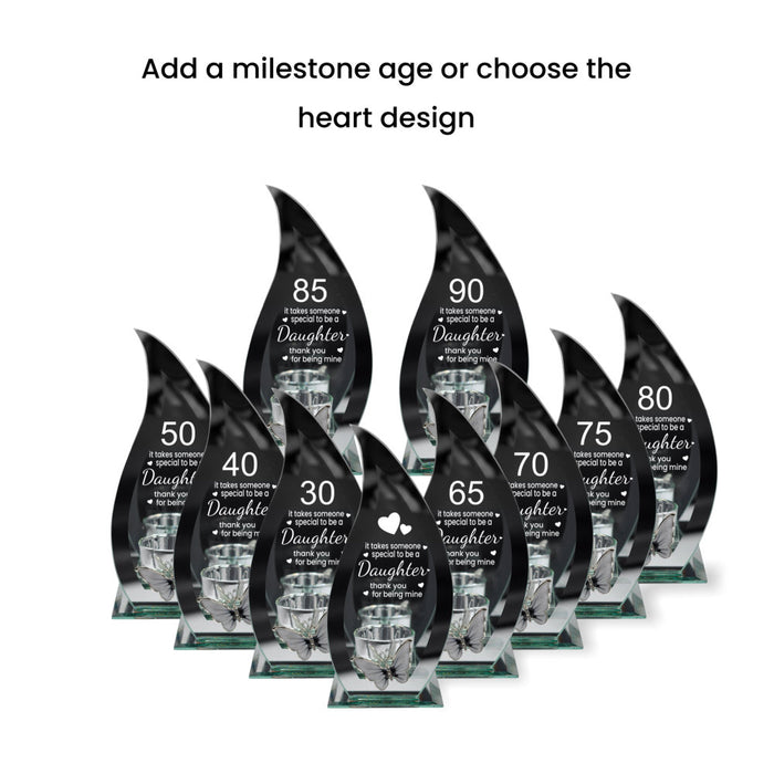 Personalised Special Daughter Butterfly Tealight Holder - Home Fragrance - Bumbletree - Bumbletree