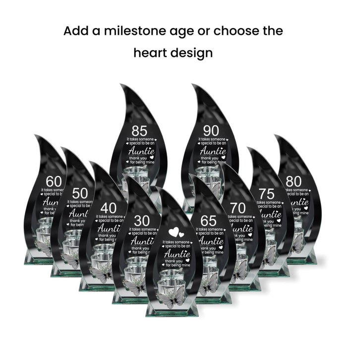 Personalised Special Auntie Butterfly Tealight Holder - Home Fragrance - Bumbletree - Bumbletree