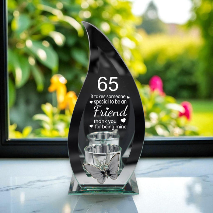 Personalised Special Friend Butterfly Tealight Holder - Home Fragrance - Bumbletree - Bumbletree