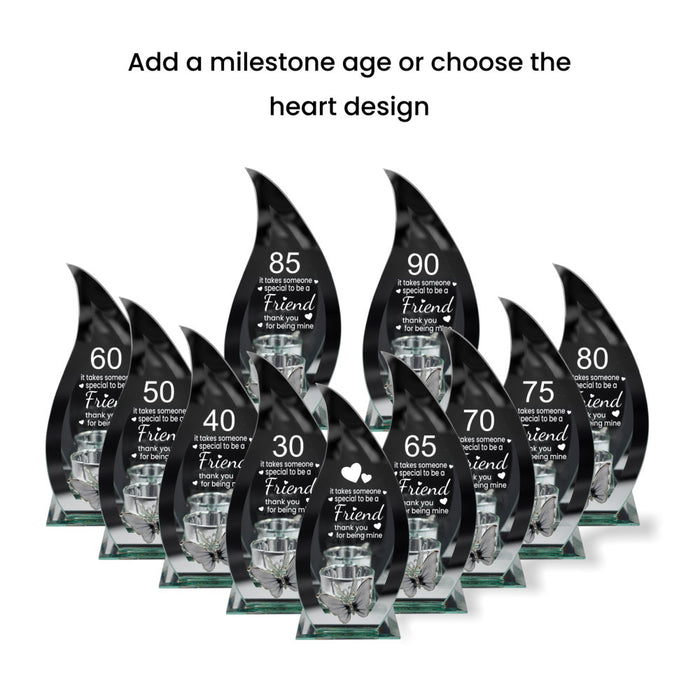 Personalised Special Friend Butterfly Tealight Holder - Home Fragrance - Bumbletree - Bumbletree