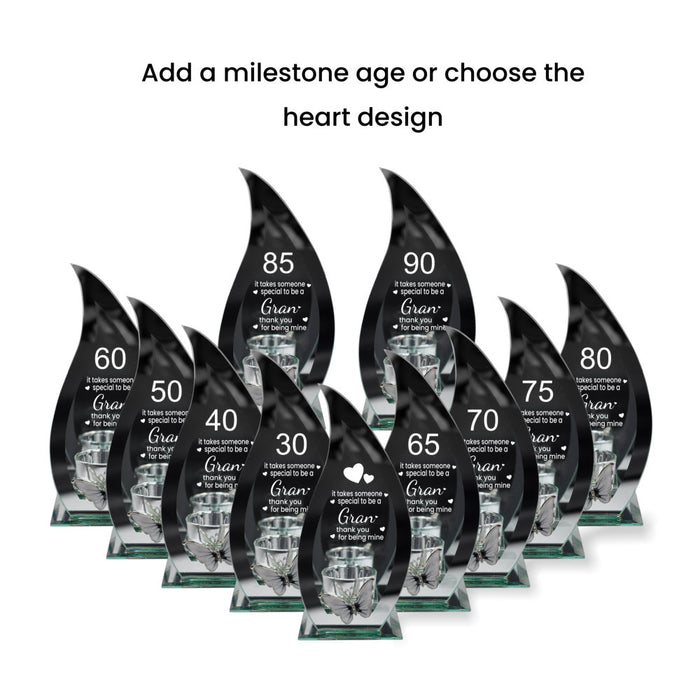 Personalised Special Gran Butterfly Tealight Holder - Home Fragrance - Bumbletree - Bumbletree