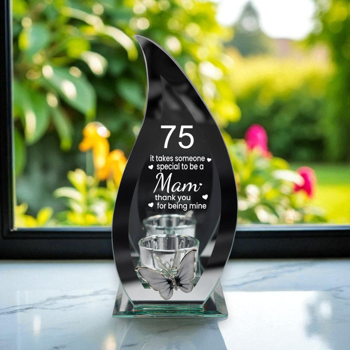 Personalised Special Mam Butterfly Tealight Holder - Home Fragrance - Bumbletree - Bumbletree