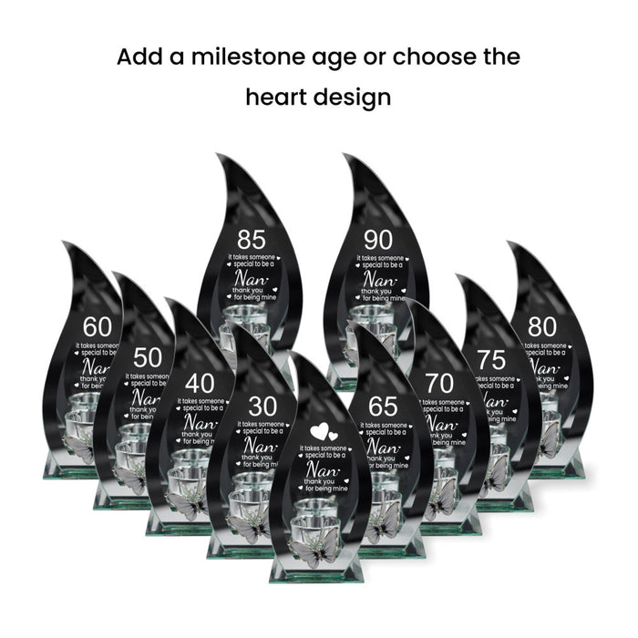 Personalised Special Nan Butterfly Tealight Holder - Home Fragrance - Bumbletree - Bumbletree