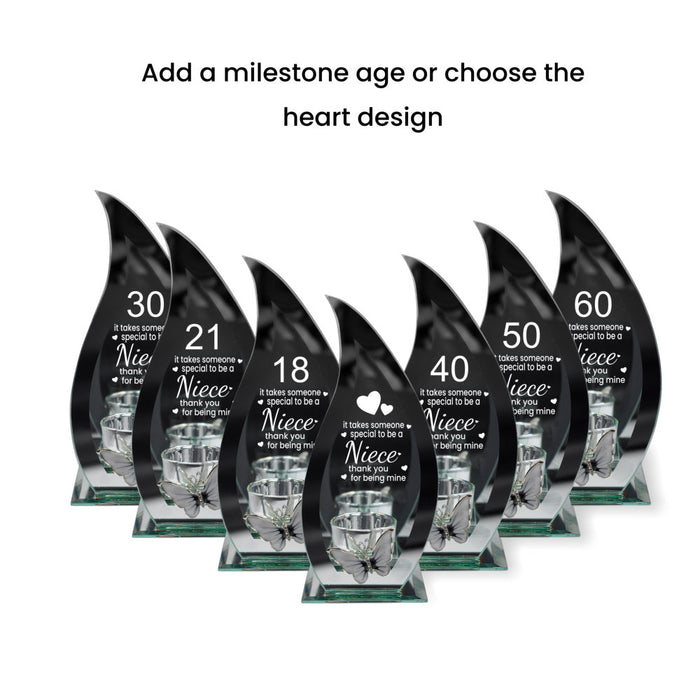 Personalised Special Niece Butterfly Tealight Holder - Home Fragrance - Bumbletree - Bumbletree