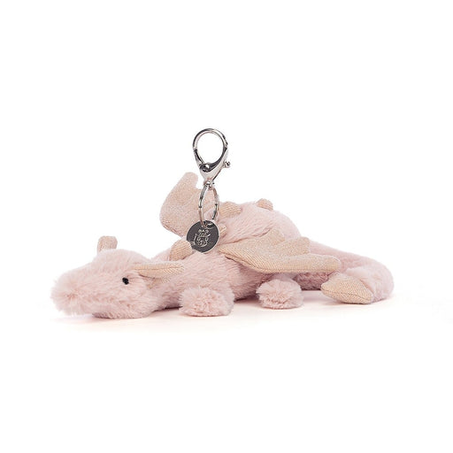 Jellycat Rose Dragon Bag Charm - Plush - Jellycat - Bumbletree