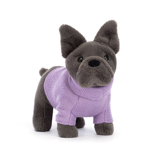 Jellycat Sweater French Bulldog Purple - Plush - Jellycat - Bumbletree