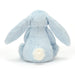Jellycat Bashful Blue Bunny Rattle - Plush - Jellycat - Bumbletree