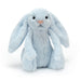 Jellycat Bashful Blue Bunny Rattle - Plush - Jellycat - Bumbletree