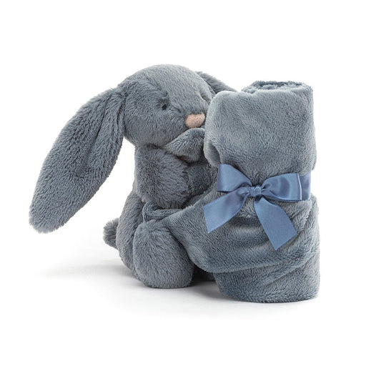 Jellycat Bashful Dusky Blue Bunny Soother - Plush - Jellycat - Bumbletree