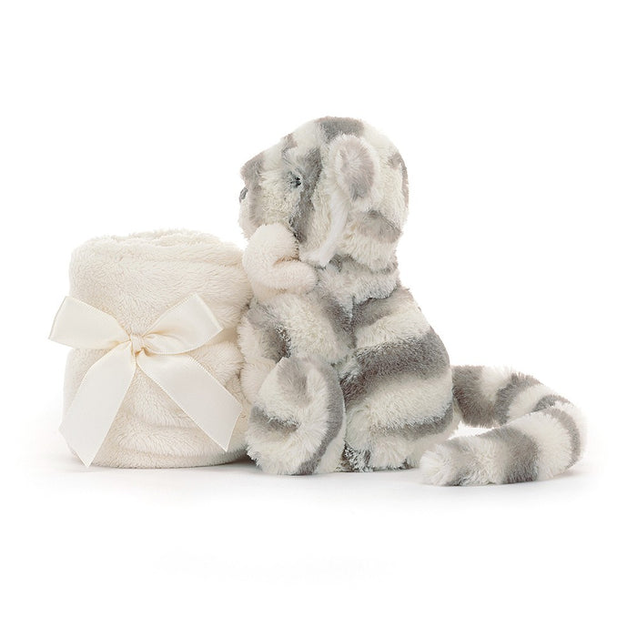 Jellycat Bashful Snow Tiger Soother - Plush - Jellycat - Bumbletree