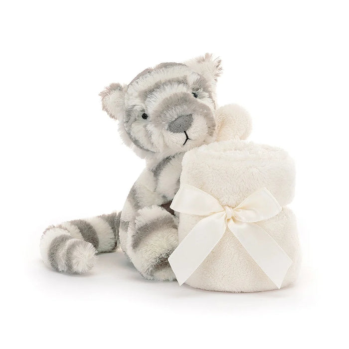 Jellycat Bashful Snow Tiger Soother - Plush - Jellycat - Bumbletree