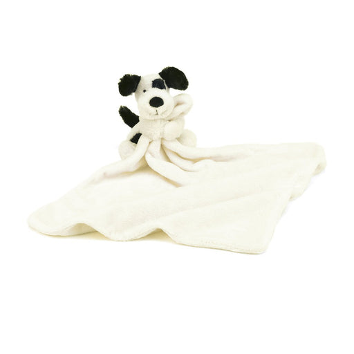 Jellycat Bashful Cream and Black Puppy Soother - Plush - Jellycat - Bumbletree