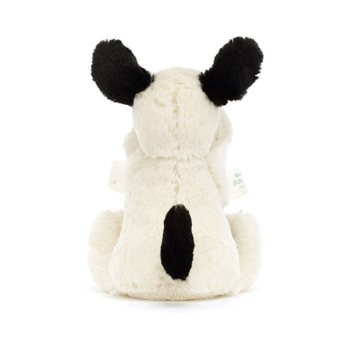 Jellycat Bashful Black & Cream Puppy Soother - Plush - Jellycat - Bumbletree