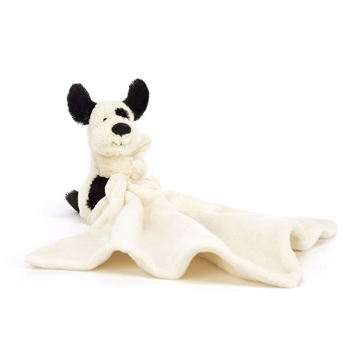 Jellycat Bashful Black & Cream Puppy Soother - Plush - Jellycat - Bumbletree
