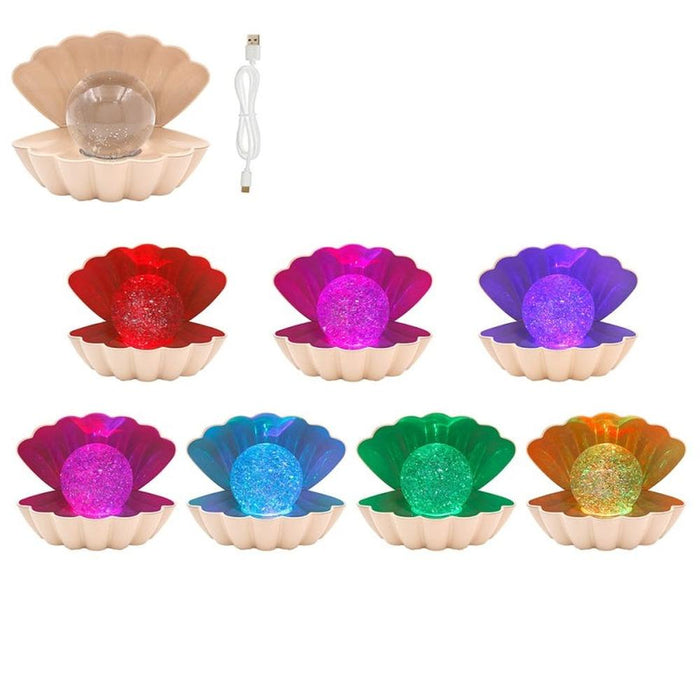 Seashell LED Colour Changing Mood Lamp - Sand - Homeware - Bumbletree - Bumbletree