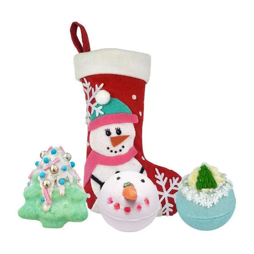 Snowlady Stocking Bath Blaster Gift Pack - Bath & Body - Bomb Cosmetics - Bumbletree