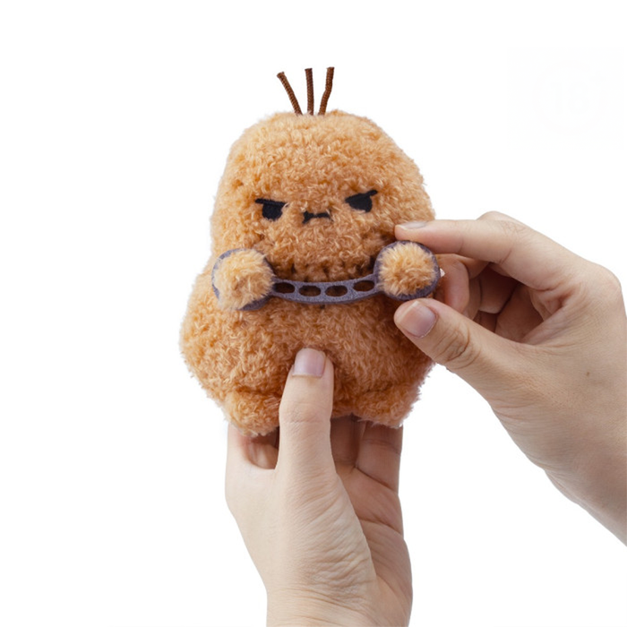 Noodoll Cuffs Ricespud Mini Plush Toy