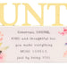 'Aunty' Floral Wooden Ornament Plaque - Gifts - Bumbletree - Bumbletree
