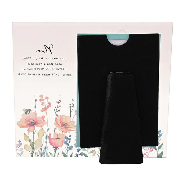 'Nan' Floral Glass Photo Frame 4" x 6" - Gifts - Bumbletree - Bumbletree