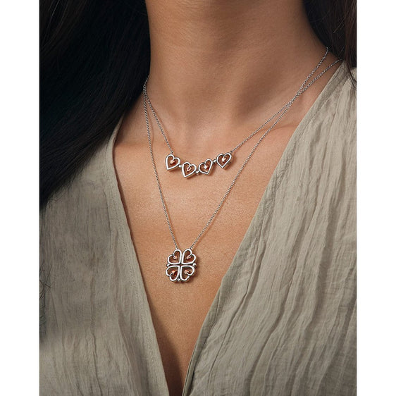 Clogau Tree of Life Sterling Silver One Heart Necklace D 3SONP4 | W Hamond  Fine Jewellery