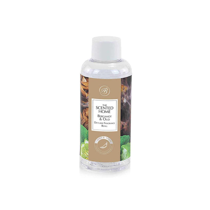 Ashleigh & Burwood: Reed Diffuser Refill - Bergamot & Oud 150ml - Home Fragrance - Ashleigh & Burwood - Bumbletree