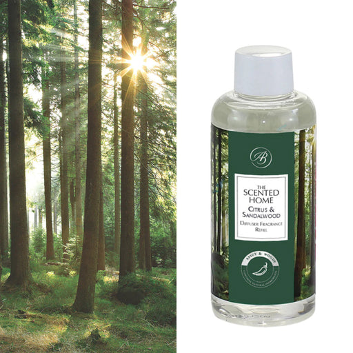 Ashleigh & Burwood: Reed Diffuser Refill - Citrus & Sandalwood 150ml - Home Fragrance - Ashleigh & Burwood - Bumbletree
