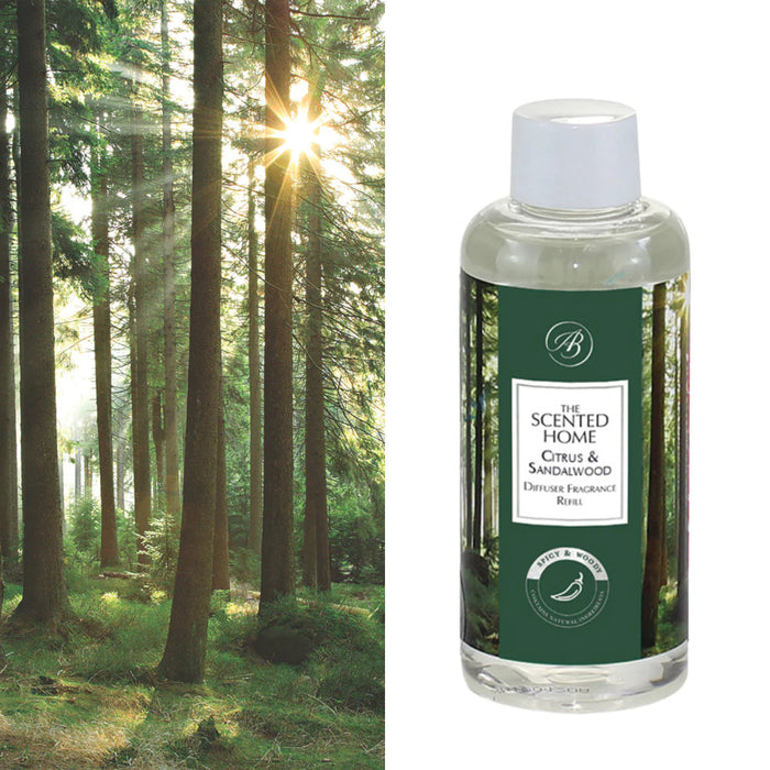 Ashleigh & Burwood: Reed Diffuser Refill - Citrus & Sandalwood 150ml - Home Fragrance - Ashleigh & Burwood - Bumbletree