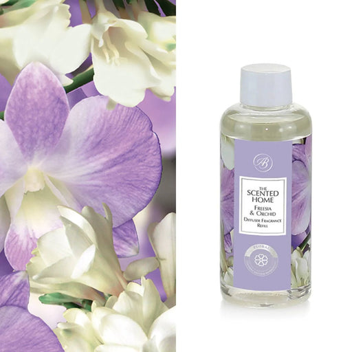 Ashleigh & Burwood: Reed Diffuser Refill - Freesia & Orchid 150ml - Home Fragrance - Ashleigh & Burwood - Bumbletree