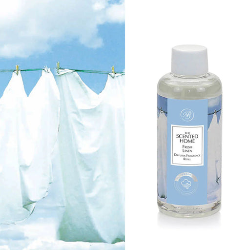 Ashleigh & Burwood: Reed Diffuser Refill - Fresh Linen 150ml - Home Fragrance - Ashleigh & Burwood - Bumbletree