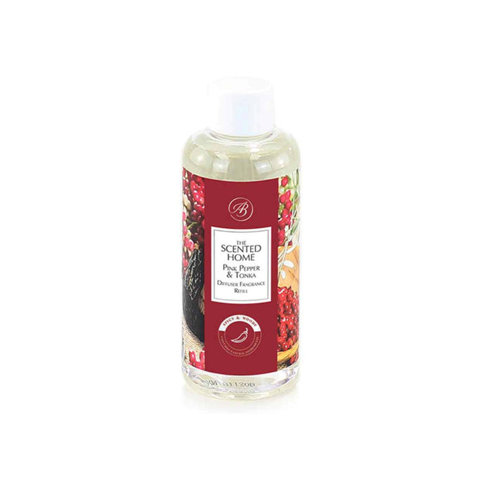 Ashleigh & Burwood: Reed Diffuser Refill - Pink Pepper & Tonka 150ml - Home Fragrance - Ashleigh & Burwood - Bumbletree