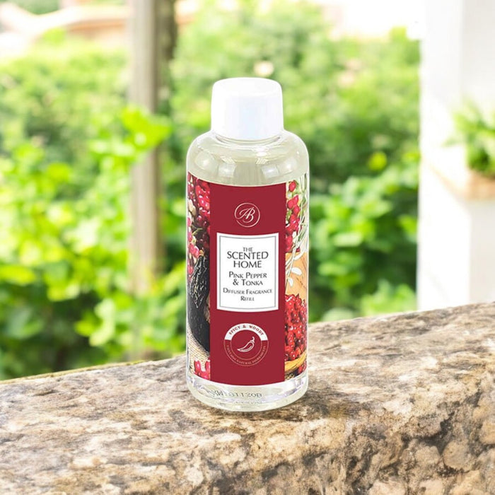 Ashleigh & Burwood: Reed Diffuser Refill - Pink Pepper & Tonka 150ml - Home Fragrance - Ashleigh & Burwood - Bumbletree