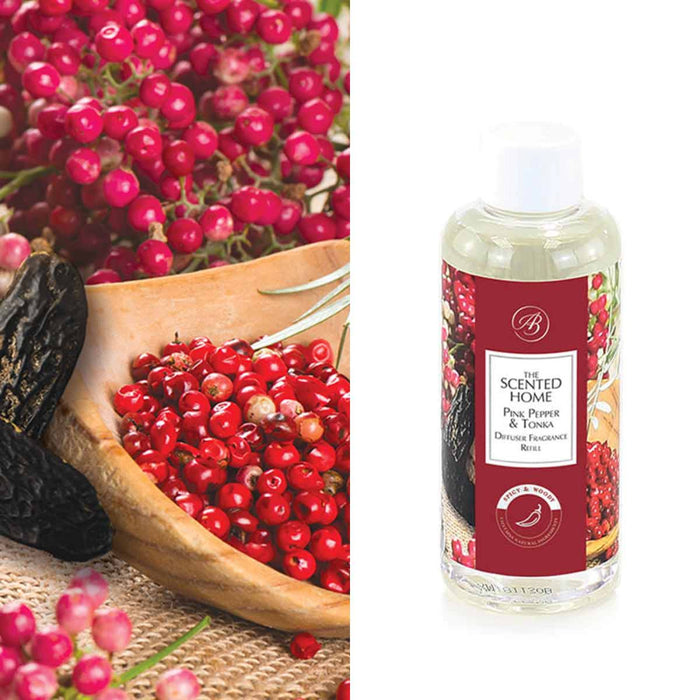 Ashleigh & Burwood: Reed Diffuser Refill - Pink Pepper & Tonka 150ml - Home Fragrance - Ashleigh & Burwood - Bumbletree