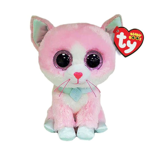 Ty Fiona Pink Cat Beanie Boo - Plush - Ty - Bumbletree
