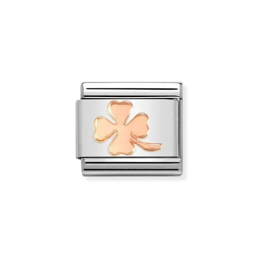 NOMINATION Classic Rose Gold Four-Leaf Clover Charm - Charms - Nomination - Bumbletree