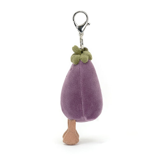 Jellycat Vivacious Aubergine Bag Charm - Plush - Jellycat - Bumbletree