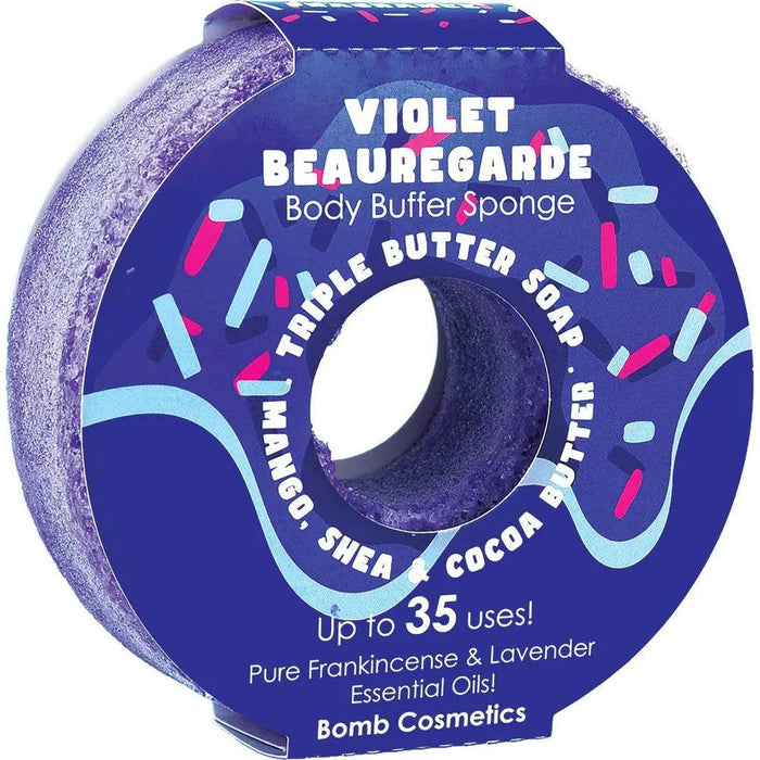 Violet Beauregarde Body Buffer Shower Sponge - Bath & Body - Bomb Cosmetics - Bumbletree