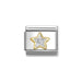 NOMINATION Classic Gold & Silver Glitter Star Charm - Charms - Nomination - Bumbletree