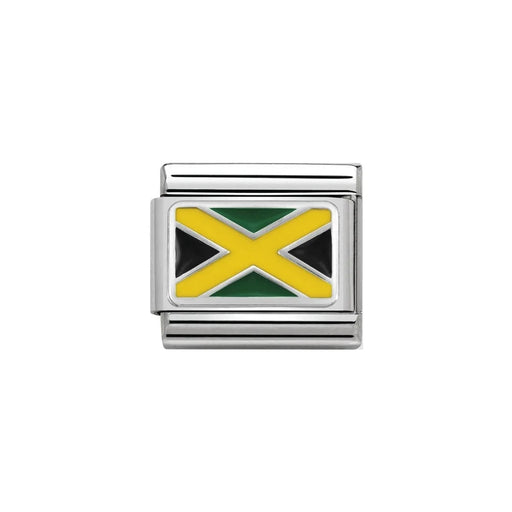 NOMINATION Classic Silver Jamaica Flag Charm - Charms - Nomination - Bumbletree
