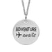 Adventure Awaits Personalised Sterling Silver Pendant Necklace - Jewellery - Bumbletree - Bumbletree