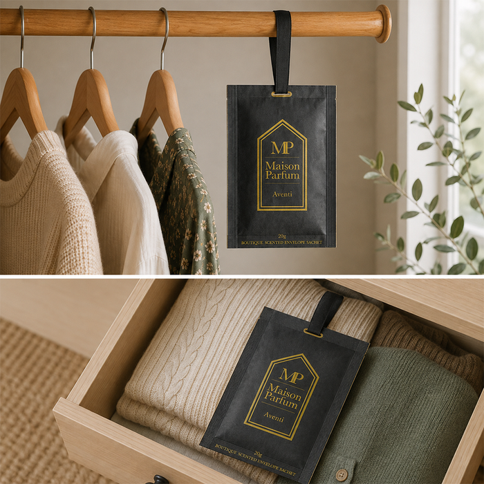 Maison Parfum Aventi Scented Sachet: Set Of 3 - Inspired By Aventus