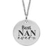 Best Nan Ever Personalised Sterling Silver Pendant Necklace - Jewellery - Bumbletree - Bumbletree