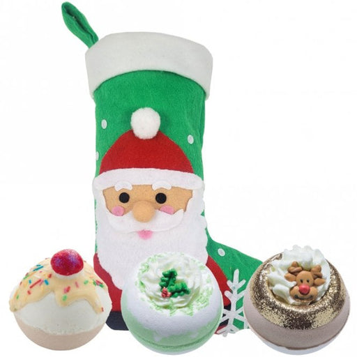Santa Stocking Bath Blaster Gift Pack - Bath & Body - Bomb Cosmetics - Bumbletree
