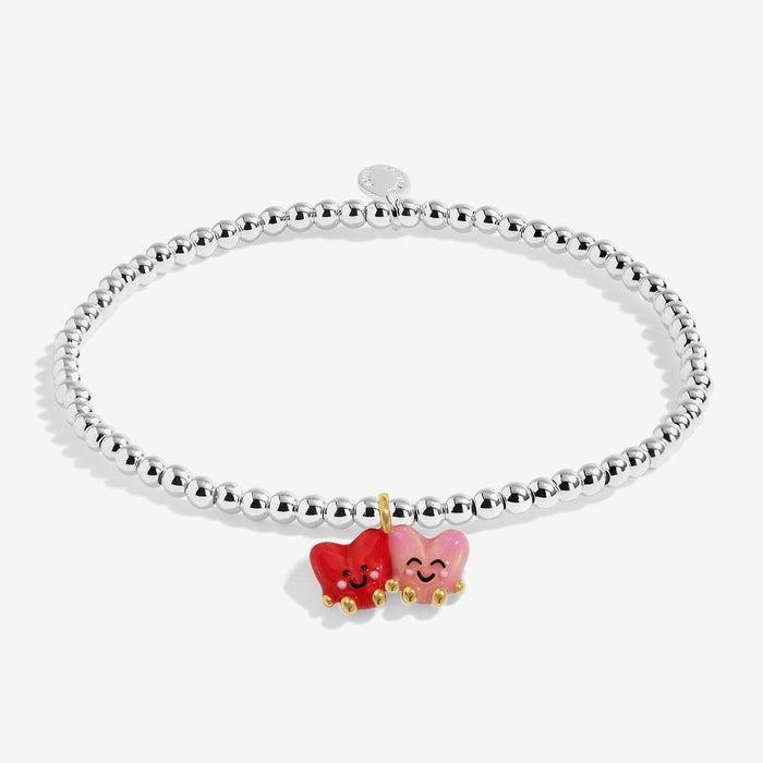 Joma Jewellery Kids' A Little Jomees 'Love You With My Whole Heart' Bracelet