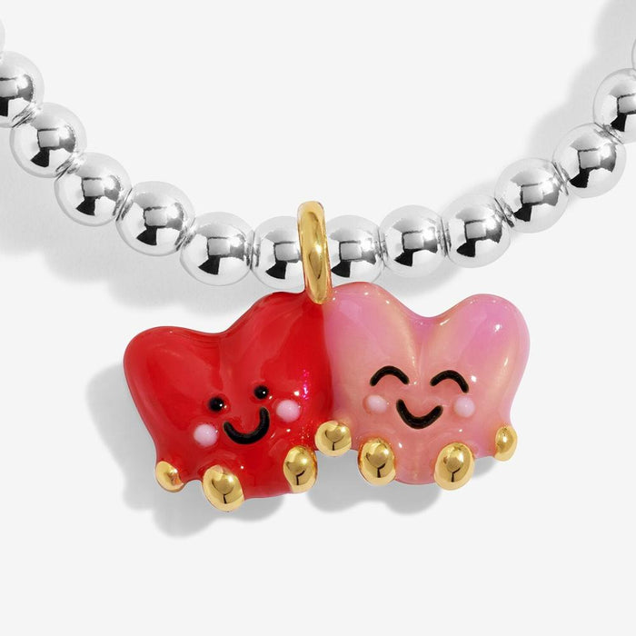 Joma Jewellery Kids' A Little Jomees 'Love You With My Whole Heart' Bracelet