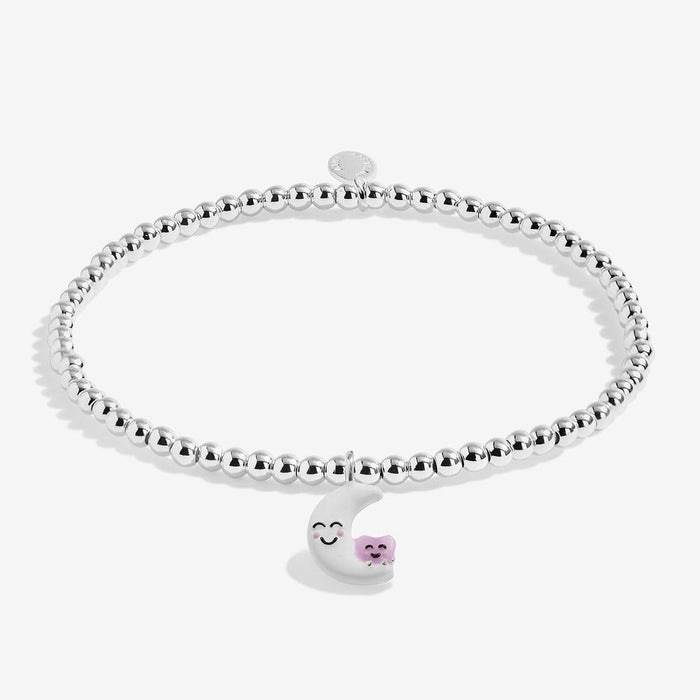 Joma Jewellery Kids' A Little Jomees 'Love You To The Moon And Back' Bracelet