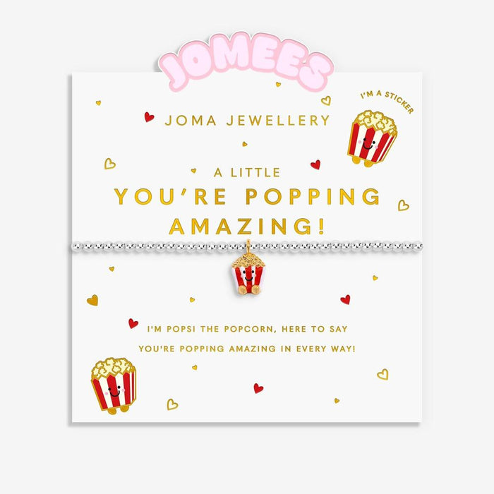 Joma Jewellery Kids' A Little Jomees 'You're Popping Amazing' Bracelet