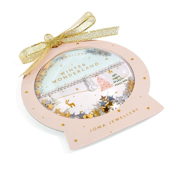 Joma Jewellery Kids' Snowglobe A Little 'Winter Wonderland' Bracelet