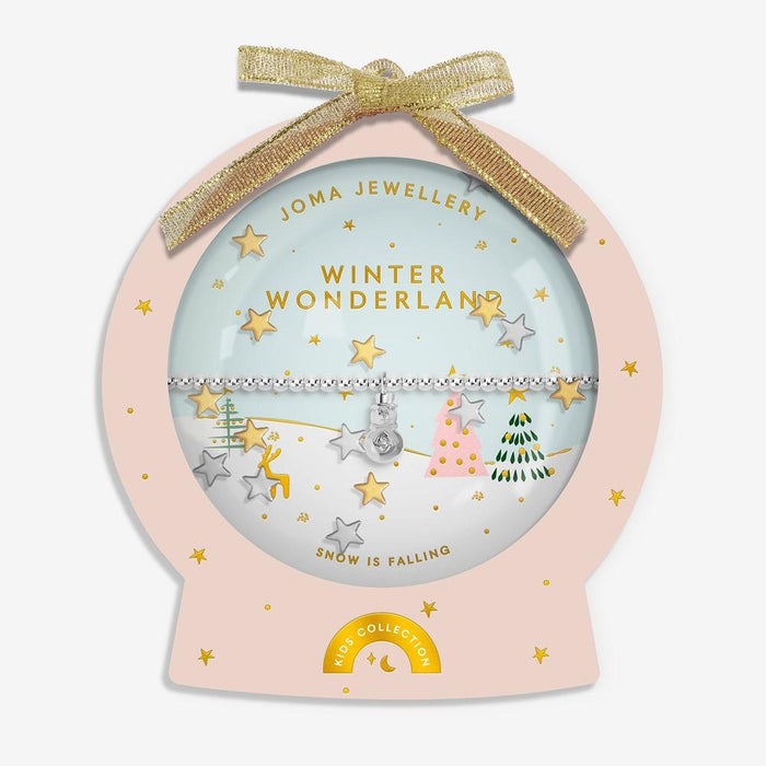 Joma Jewellery Kids' Snowglobe A Little 'Winter Wonderland' Bracelet