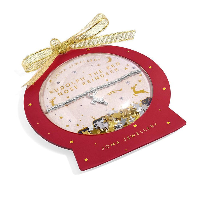 Joma Jewellery Kids' Snowglobe A Little 'Rudolph The Red Nosed Reindeer' Bracelet